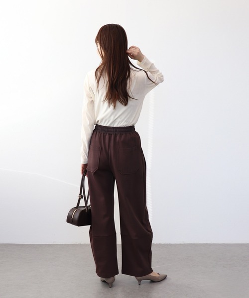 Jines（ジネス） tシャツ フロッキーメッシュトップス レディース
