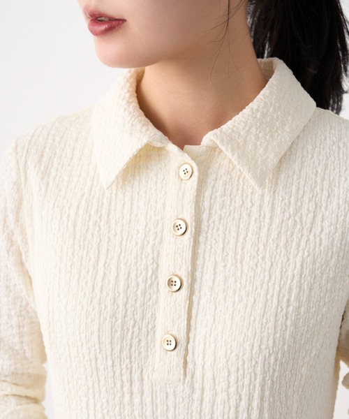 「CELFORD」 長袖ワンピース 36 ブラック レディース_画像8