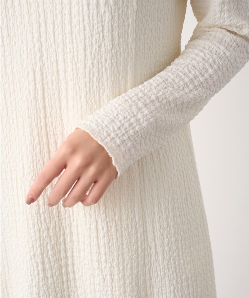 「CELFORD」 長袖ワンピース 36 ブラック レディース_画像9