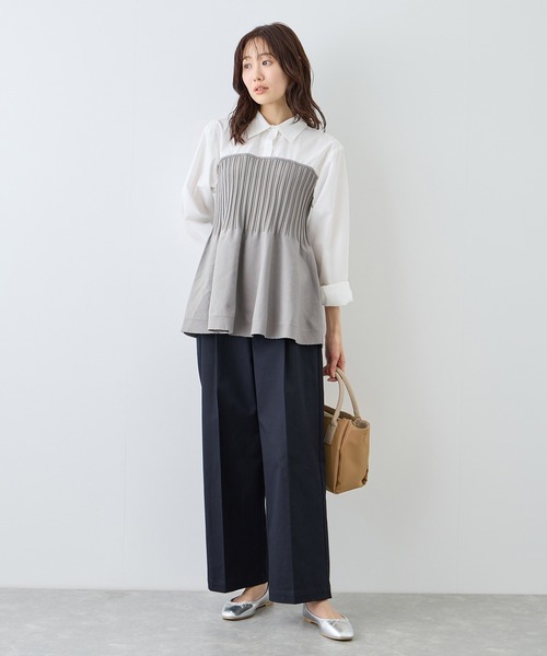 ROPE' PICNIC（ロペ ピクニック） ブラウス シャツ シャツドッキング