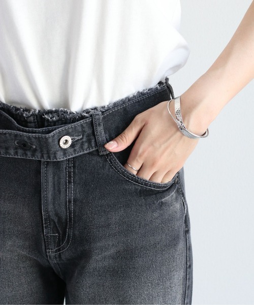 「cepo」 デニムパンツ L ブラック レディース_画像2