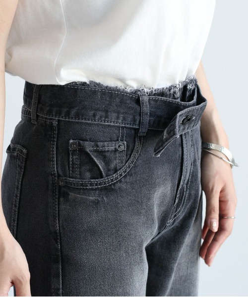 「cepo」 デニムパンツ L ブラック レディース_画像3