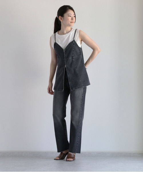 「cepo」 デニムパンツ L ブラック レディース_画像7