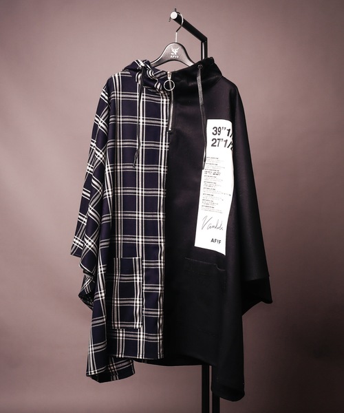 「rovtski」 ポンチョ FREE ブラック系その他 メンズ_画像6