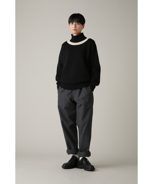 「MHL.」 長袖ニット 2 ブラック レディースの画像