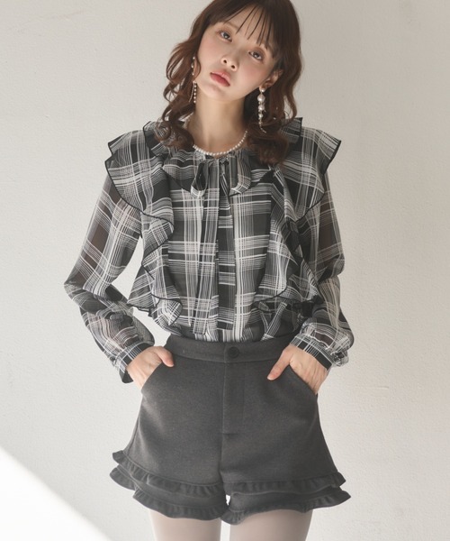 Nadana パンツ 裾フリルショートパンツ レディース : ZOZOTOWN Yahoo