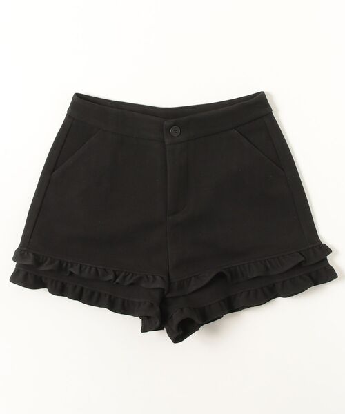 Nadana パンツ 裾フリルショートパンツ レディース : ZOZOTOWN Yahoo