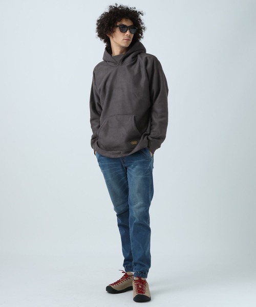 「BAYFLOW」 プルオーバーパーカー MEDIUM チャコール メンズ_画像3