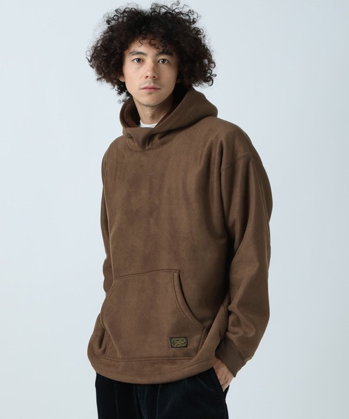 「BAYFLOW」 プルオーバーパーカー MEDIUM チャコール メンズ_画像8