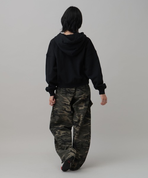 ALAND パーカー 「UNISEX」ALAND／ワッペンダブルジップパーカー