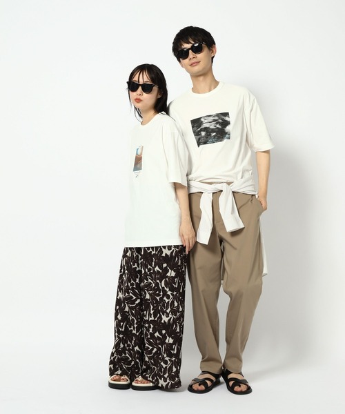 GLOBAL WORK（グローバルワーク） tシャツ サラサラ快適DRYプリントT