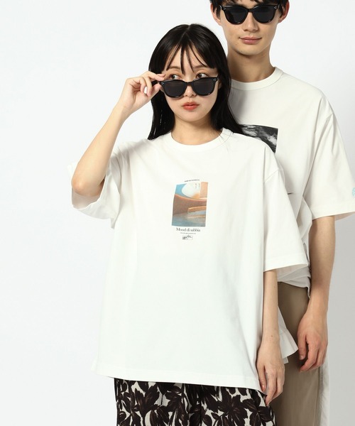 GLOBAL WORK（グローバルワーク） tシャツ サラサラ快適DRYプリントT