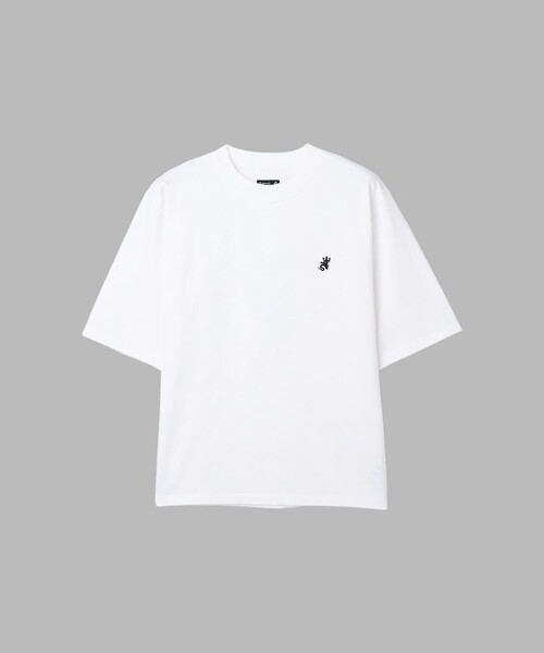 agnes b.（アニエスベー） tシャツ メンズ 刺繍 コットン 半袖 Tシャツ
