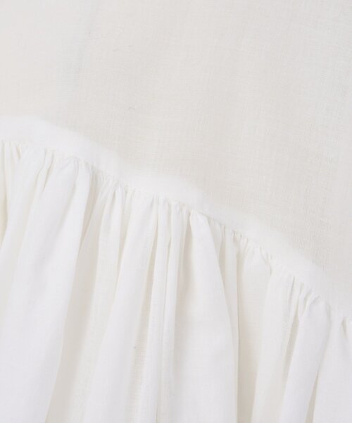 BEARDSLEY（ビアズリー） ブラウス シャツ たっぷりギャザーVネック