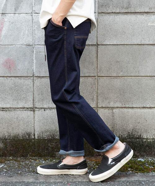 「Gramicci」 デニムパンツ MEDIUM ネイビー メンズの画像
