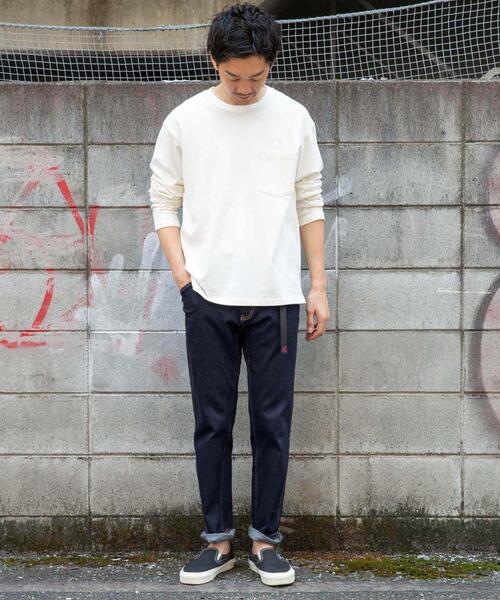 「Gramicci」 デニムパンツ MEDIUM ネイビー メンズの画像