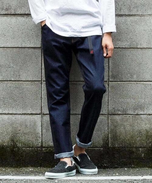 「Gramicci」 デニムパンツ MEDIUM ネイビー メンズの画像