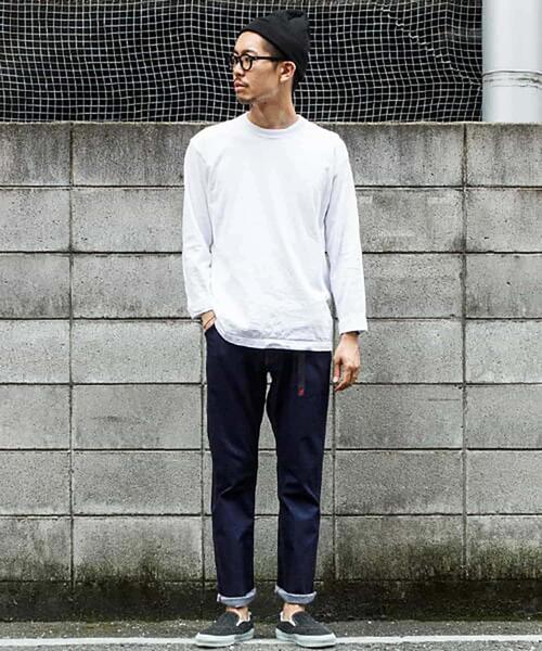 「Gramicci」 デニムパンツ MEDIUM ネイビー メンズの画像