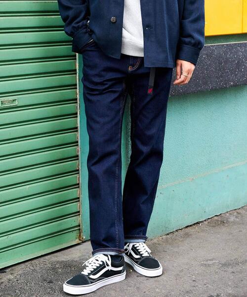 「Gramicci」 デニムパンツ MEDIUM ネイビー メンズの画像