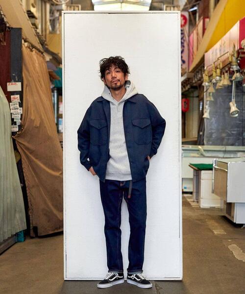 「Gramicci」 デニムパンツ MEDIUM ネイビー メンズの画像