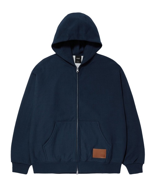 HUF（ハフ） ジップアップパーカー X-LARGE ネイビー メンズ
