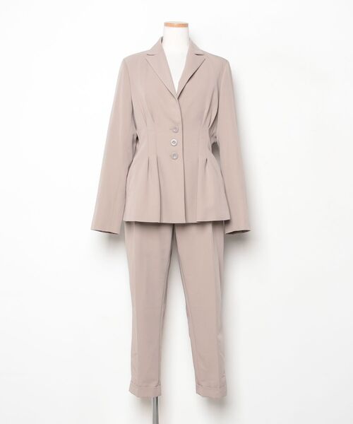 「RUIRUE BOUTIQUE」 セットアップ L グレイッシュベージュ レディース
