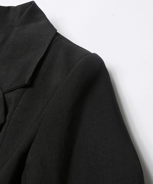 「LA POMME petit」 ドッキングワンピース MEDIUM ブラック レディースの画像