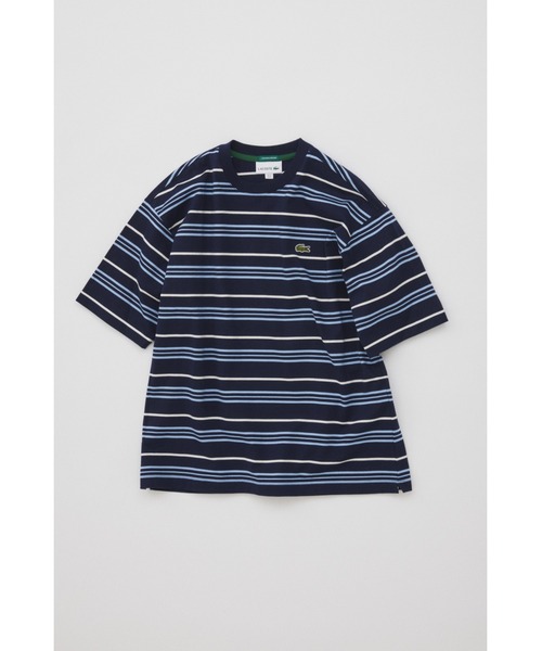 LACOSTE（ラコステ） tシャツ 別注 マルチ ストライプ クルーネック T