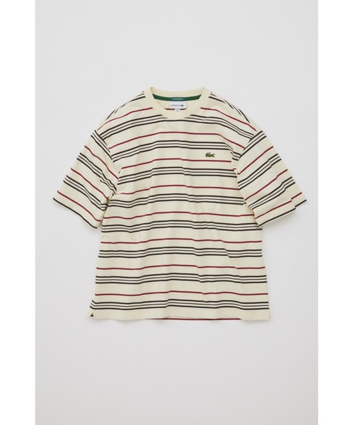 LACOSTE（ラコステ） tシャツ 別注 マルチ ストライプ クルーネック T