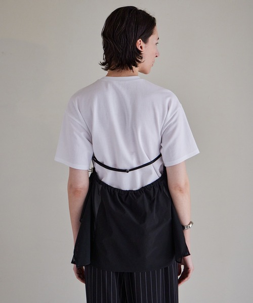 メゾンスペシャル　ドッキングTシャツ　フリーサイズ MAISON SPECIAL（メゾンスペシャル） tシャツ 「PRE-ORDER」Mesh