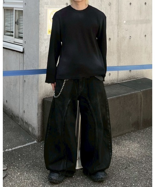 Chikashitsu+（チカシツプラス） tシャツ 「Chikashitsu +」washed