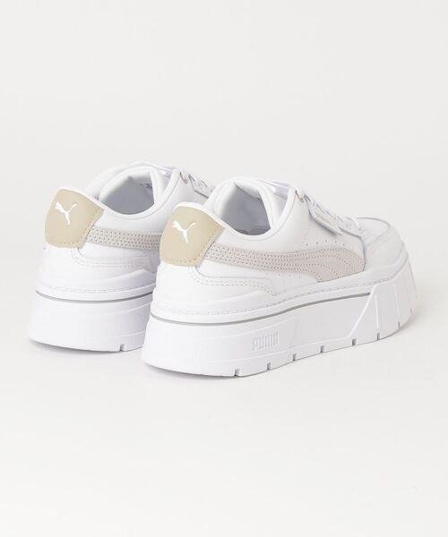 「PUMA」 ローカットスニーカー 25.0cm ホワイト×ホワイト レディース_画像5