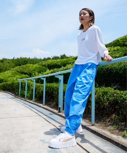 「PUMA」 ローカットスニーカー 25.0cm ホワイト×ホワイト レディース_画像7