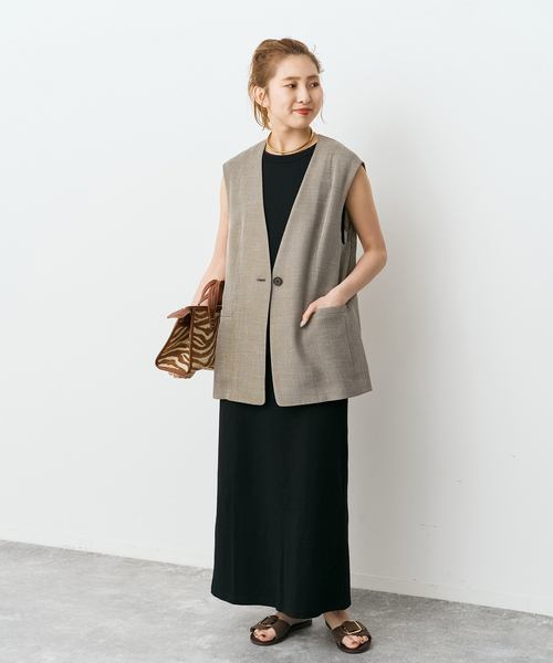 Spick＆Span（スピック アンド スパン） ベスト ジレ ドライメッシュ