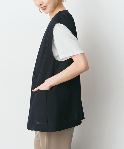ベスト+ジレ Spick and Span Spick＆Span（スピック アンド スパン） ベスト ジレ 「新色有り