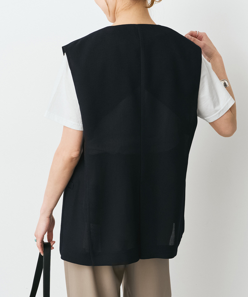 ベスト+ジレ Spick and Span Spick＆Span（スピック アンド スパン） ベスト ジレ ドライメッシュ