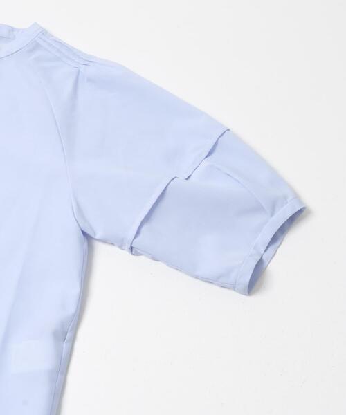 ブラウス シャツ 「WEB/一部店舗限定」UVカットウォッシャブルリネン混シャツブラウス レディースの画像