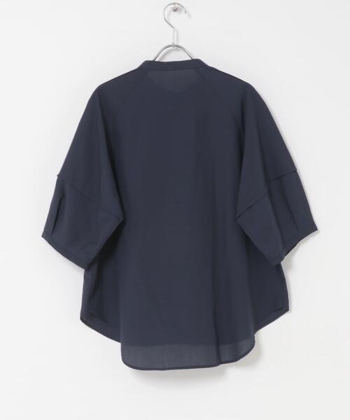 ブラウス シャツ 「WEB/一部店舗限定」UVカットウォッシャブルリネン混シャツブラウス レディースの画像