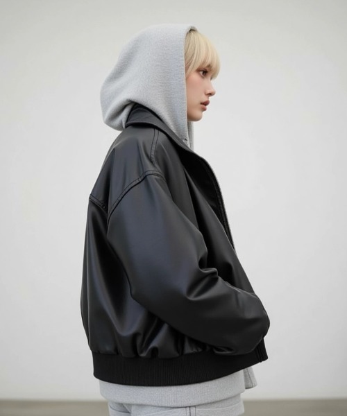 「.KOM」 ブルゾン FREE ブラック レディース_画像5