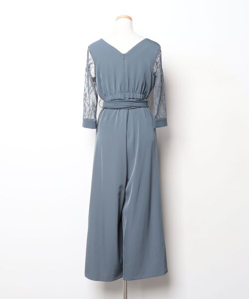 「DRESS PLUS」 オールインワン S チャコールグレー レディース_画像2