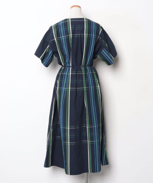 「BEAMS BOY」 半袖ワンピース ONE SIZE ネイビー レディース_画像2