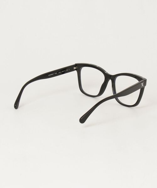 ☆CHANEL (シャネル) 眼鏡用フレームココマーク付 ブラック CHANEL（シャネル） ココマーク メガネ - ブラック レディース