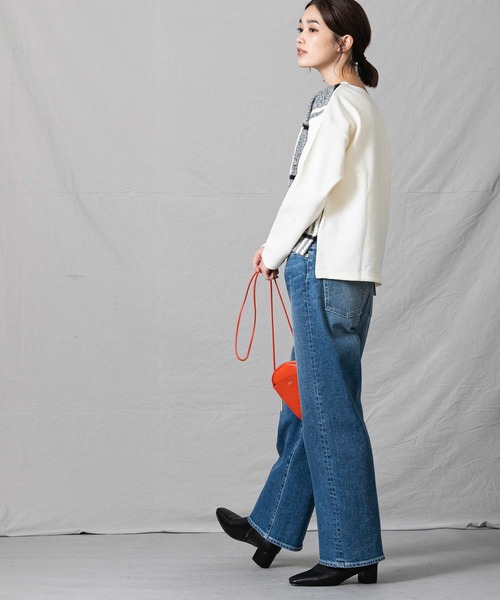 「malla」 長袖カットソー 38 ブラック レディース_画像3