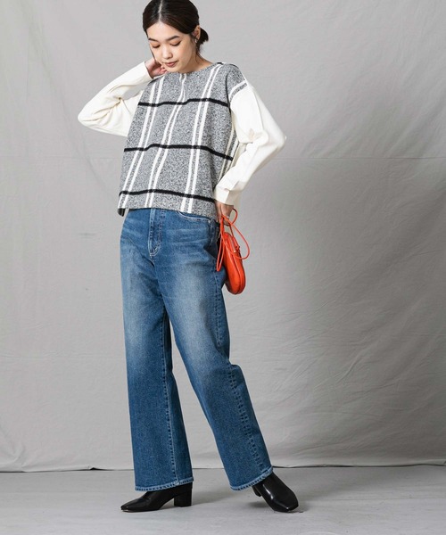 「malla」 長袖カットソー 38 ブラック レディース_画像5