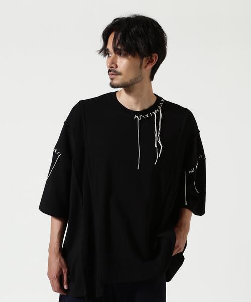 DISCOVERED　リメイク　再構築　オーバーサイズTシャツ DISCOVERED（ディスカバード） tシャツ 別注SWITCHING LOOPING WIDE
