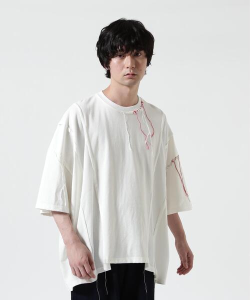 DISCOVERED（ディスカバード） tシャツ 別注SWITCHING LOOPING WIDE