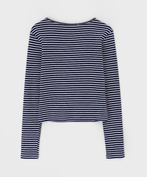 「BLACKUP」 長袖カットソー SMALL ワイン レディース_画像4