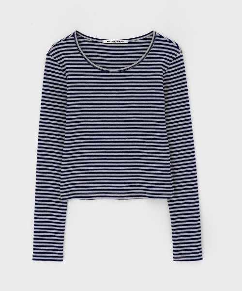 「BLACKUP」 長袖カットソー SMALL ワイン レディース_画像5