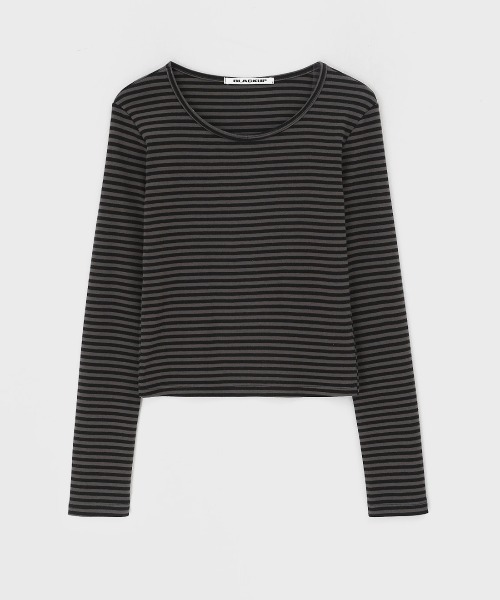「BLACKUP」 長袖カットソー SMALL ワイン レディース_画像6