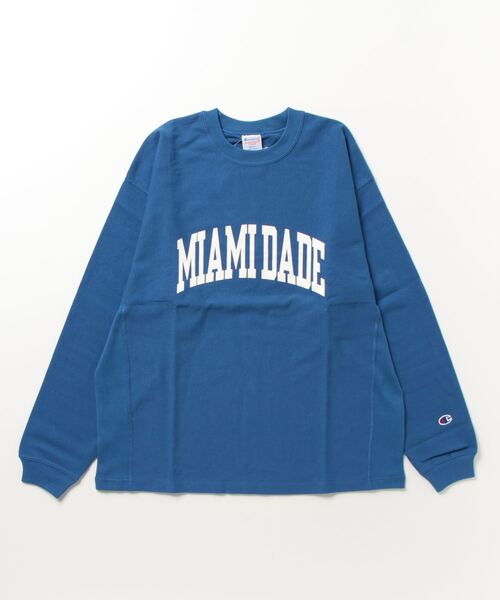 ChampionチャンピオンTRUETOARCHIVESスウェットロイヤルブルー Champion（チャンピオン） 長袖Tシャツ L ロイヤルブルー メンズ